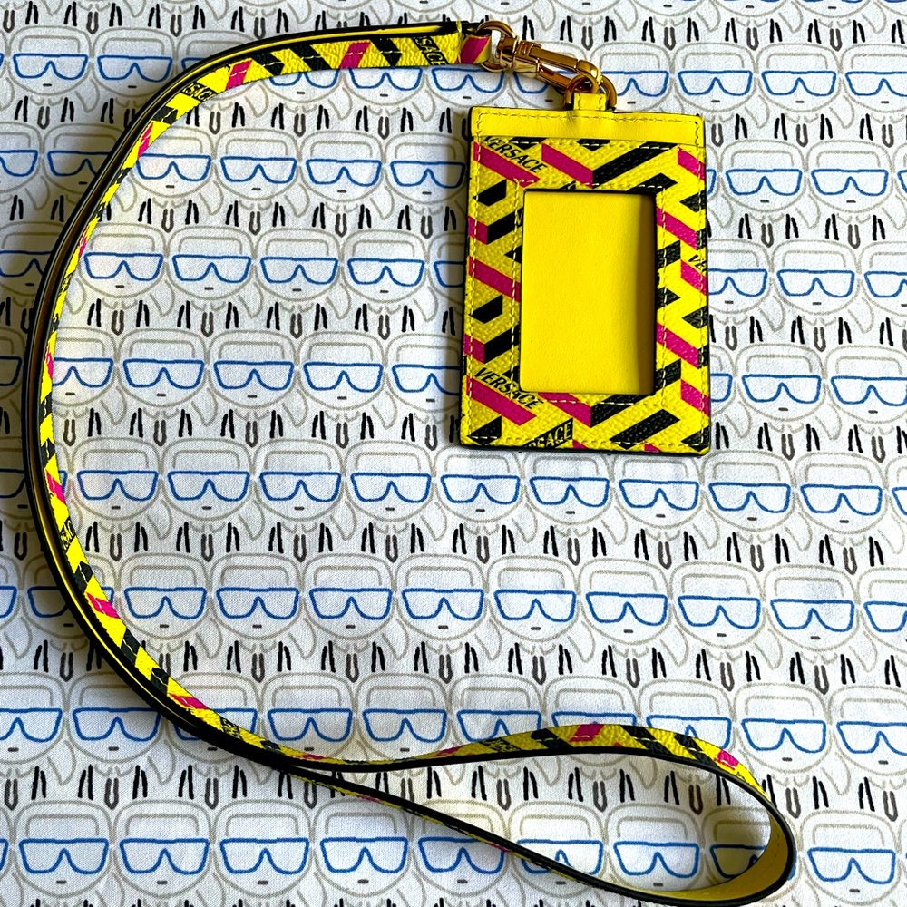 Versace lanyard/card holder